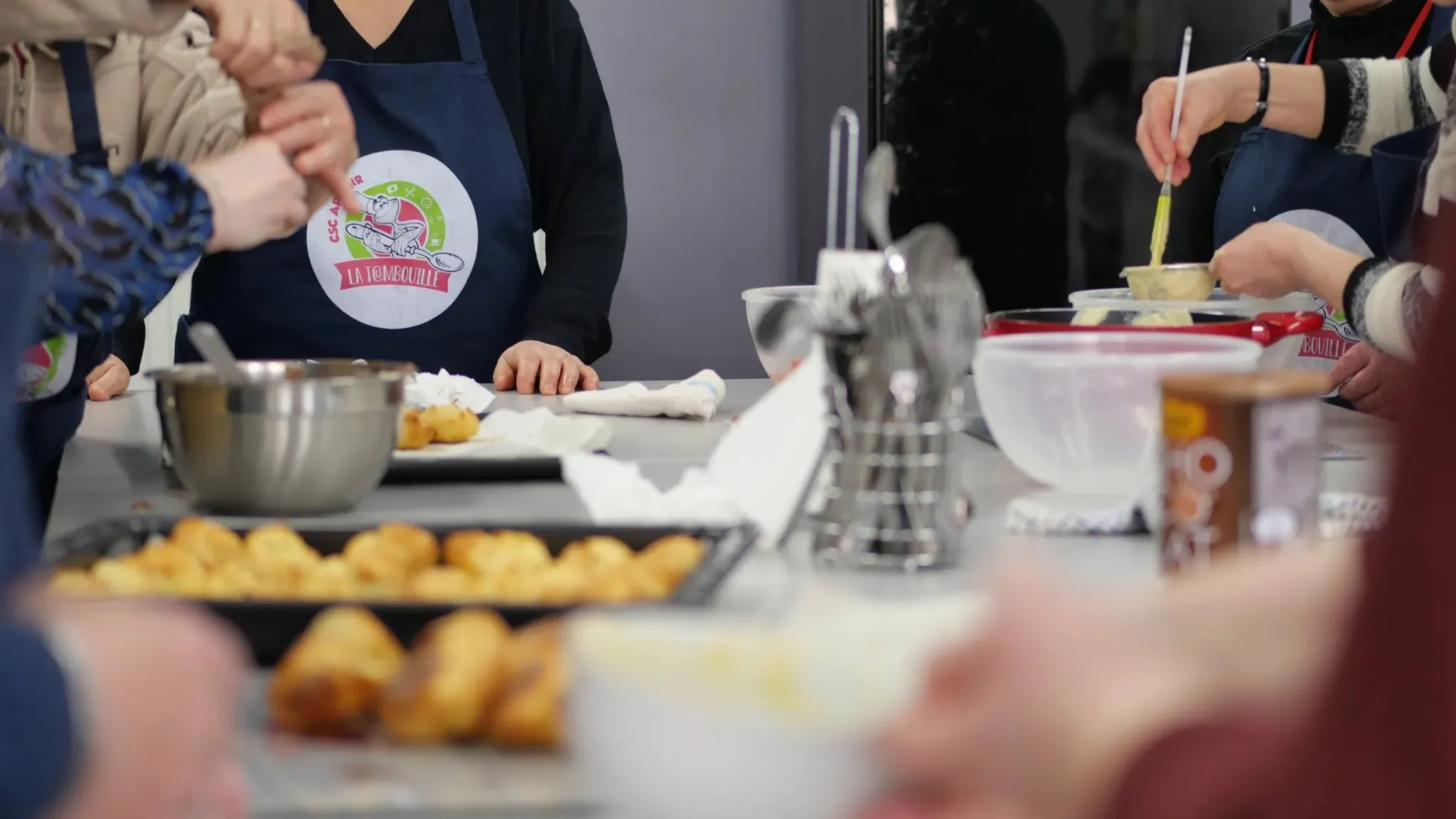 <div>Atelier cuisine APTAHR en partenariat avec la Fondation Savart</div>